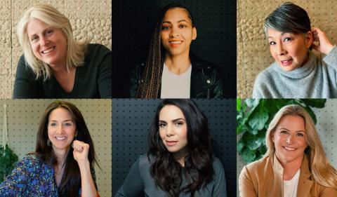 Collage of portraits of women owners of agencies